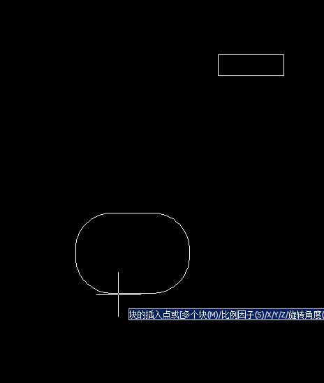 CAD塊插入離插入點很遠