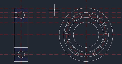 CAD球軸承怎么畫