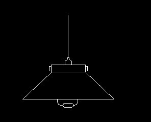 怎么用CAD畫一個吊燈