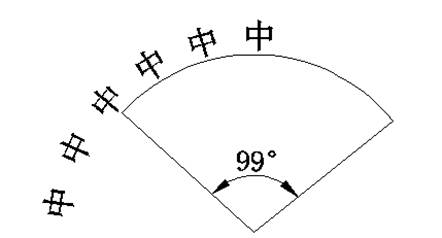 CAD如何使用陣列命令AR寫弧形文字