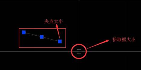 CAD怎么調(diào)整十字光標(biāo)、拾取框、夾點(diǎn)等的大小