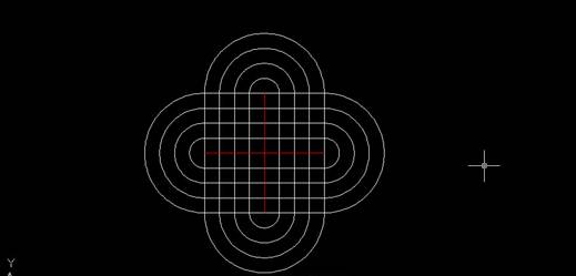 CAD怎么快捷繪制中國結(jié)效果的圖形