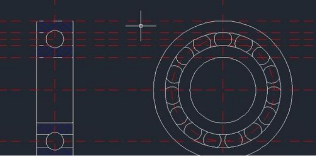 CAD繪制深溝球軸承的步驟